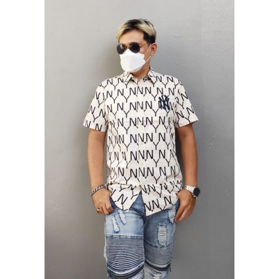KEMEJA PRIA GUCCII NY IMPORT PREMIUM QUALITY FASHION BRANDED PRIA KEMEJA GUCCII LENGAN PENDEK