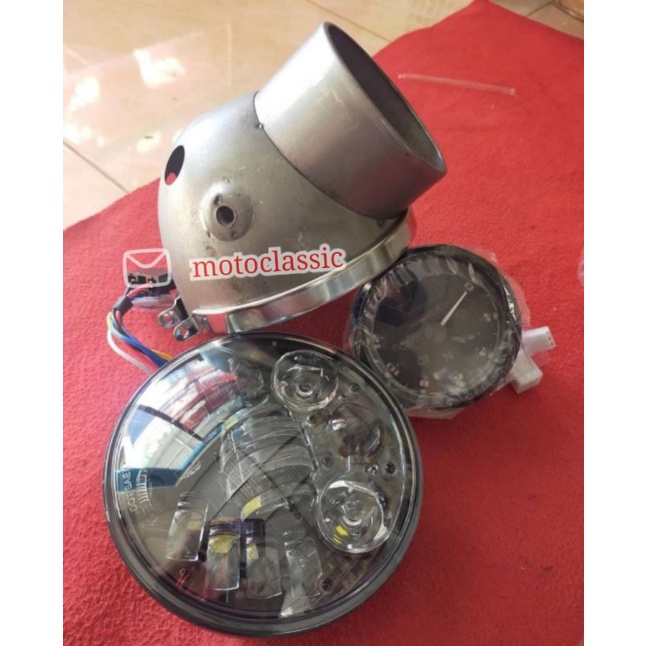 batok lampu yl spido babon set lampu daymaker led16