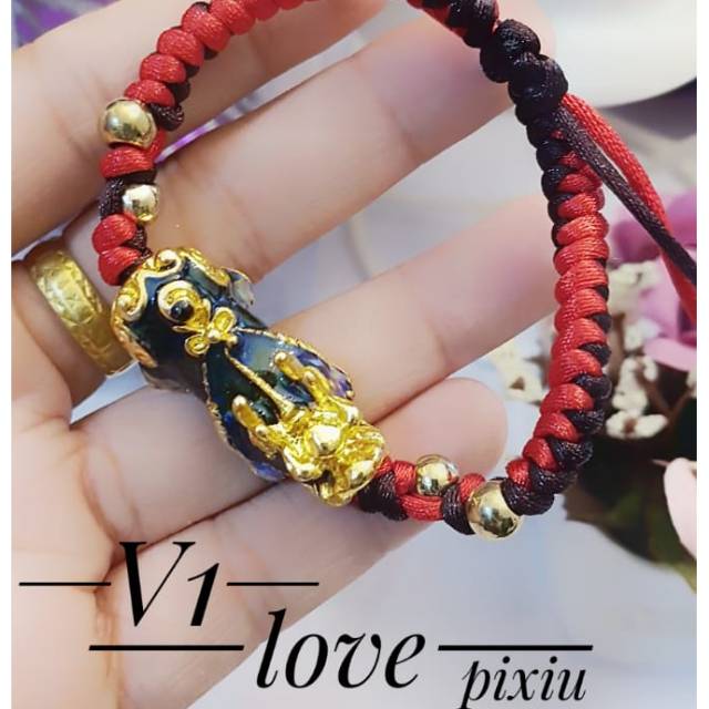 Xuping gelang pixiu lapis emas 24k