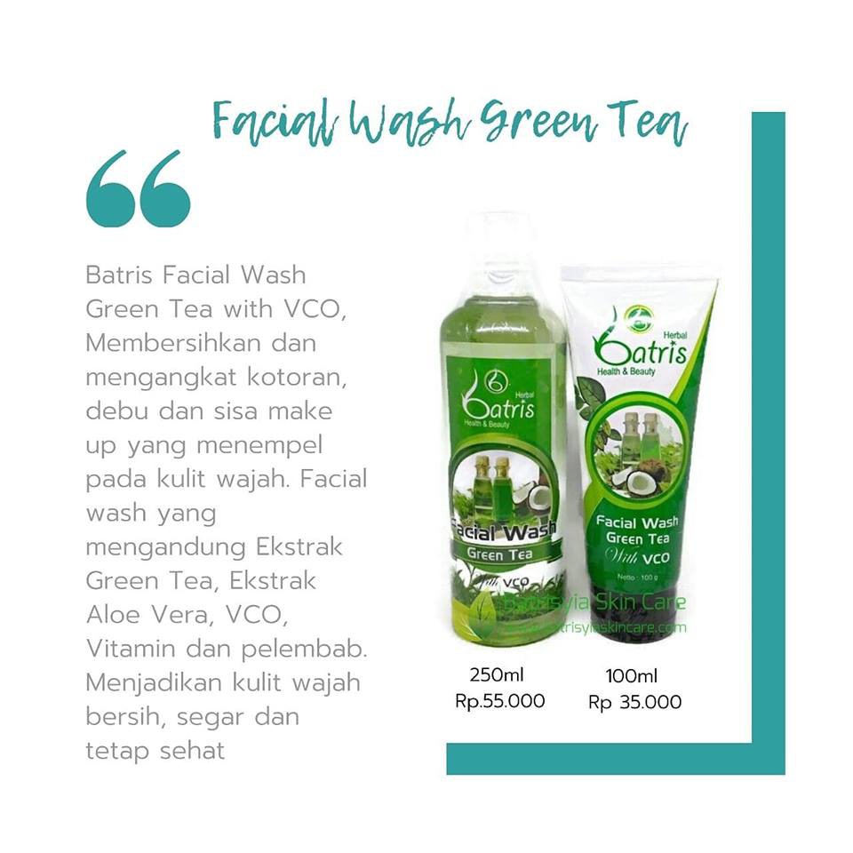 Batrisyia Facial Wash Green Tea 100 ml