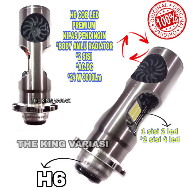 LAMPU DEPAN MOTOR H6/LAMPU UTALA LED H6 KIPAS/LAMPU H6 KIPAS/LAMPU MOTOR LED H6/H6 LED/H6 LED KIPAS/