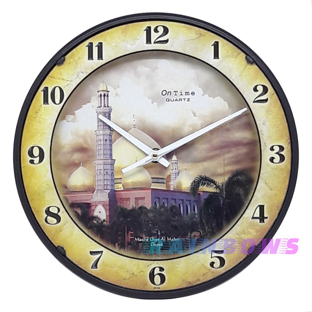 Jam Dinding OnTime (234) - Masjid Dian Al Mahri (Quartz)