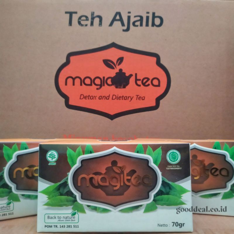 

MAGITEA 70 GRAM | MAGIC TEA TEH DETOX TEH AJAIB TEH MAGIC