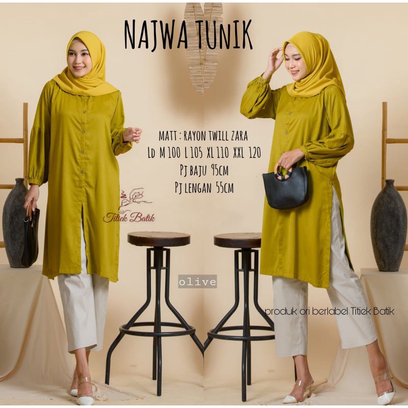 PROMO Najwa Tunik Rayon Twill Zara