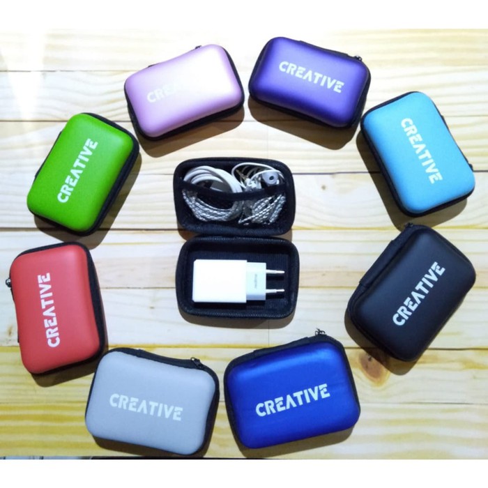 Tas Tempat Charger Dan Handsfree Creative