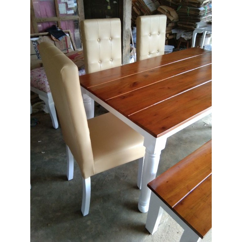 meja makan sofa/meja makan minimalis.