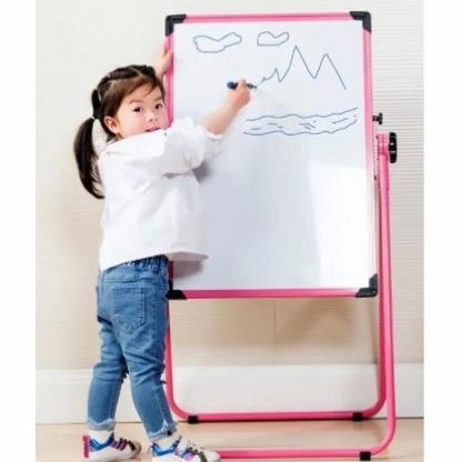 

Kids Drawing Board Whiteboard & Blackboard 2 in 1 Papan Tulis 2 sisi