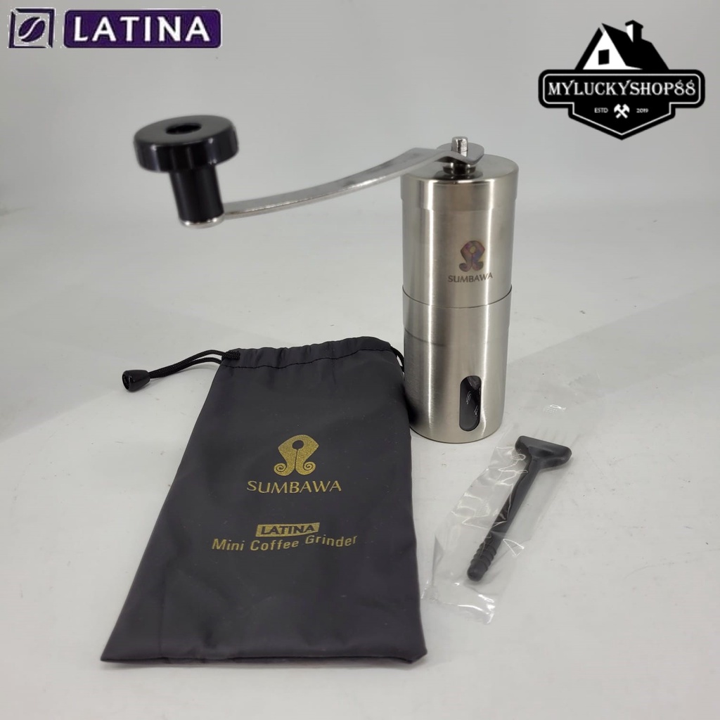 Latina Sumbawa Mini Ceramic Handy Coffee Grinder Manual