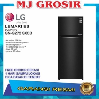 KULKAS LG GN-B 272 SXCB LEMARI ES 2 PINTU GNB 272SXCB SMART INVERTER