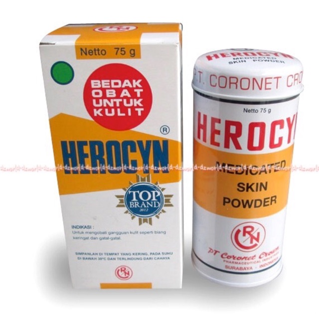 Bedak Herocyn Bedak 75gr Biang keringat Bedak Herocin Powder