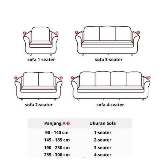 Cover Sofa Premium Motif