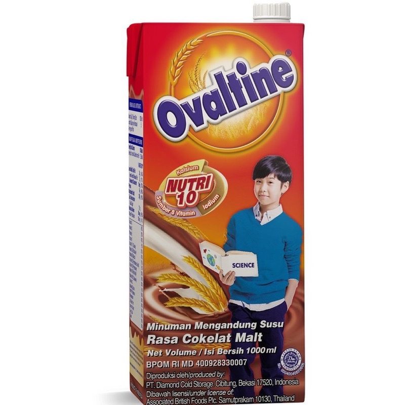 

Ovaltine UHT 1L Chocolate Malt Milk | Ovomaltine Susu 1 Liter Coklat 1000ml