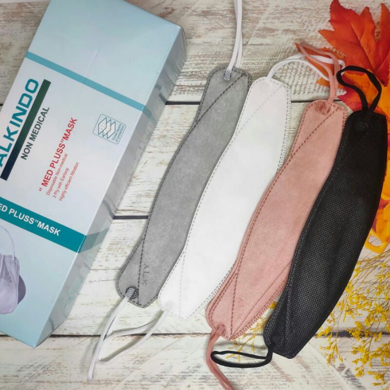 MASKER EVO KF94 ALKINDO MEDPLUSS PLUSMED 4D 1 BOX 20PCS