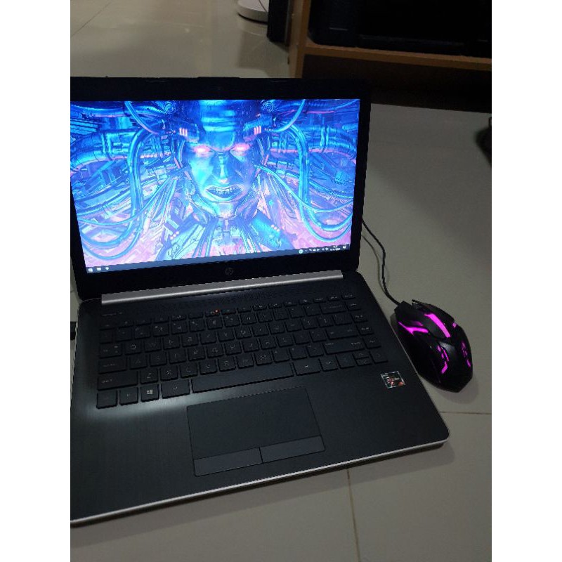 Laptop HP Notebook 14 (Ryzen 5 2500U, 4GB RAM, 1TB+128GB SSD, Vega 8)