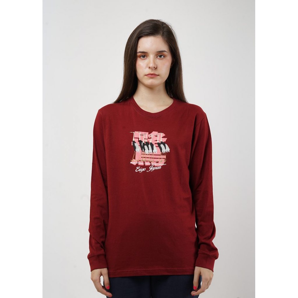 

Erigo T-Shirt Longsleeve Ikai Maroon