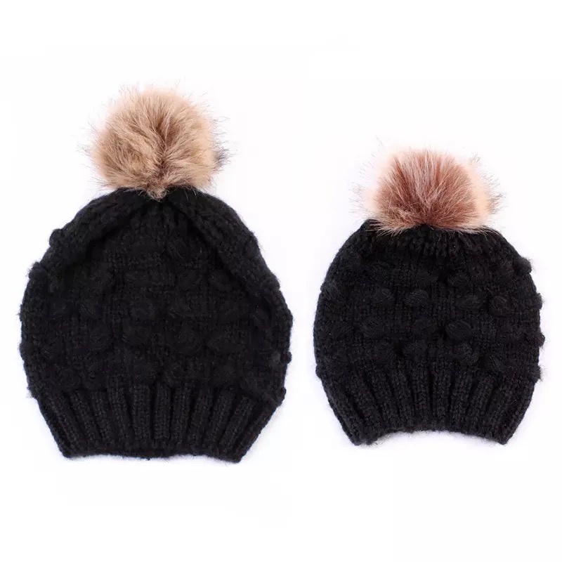 Topi Wanita dan Bayi Sepasang Beanie hat Mom and Baby