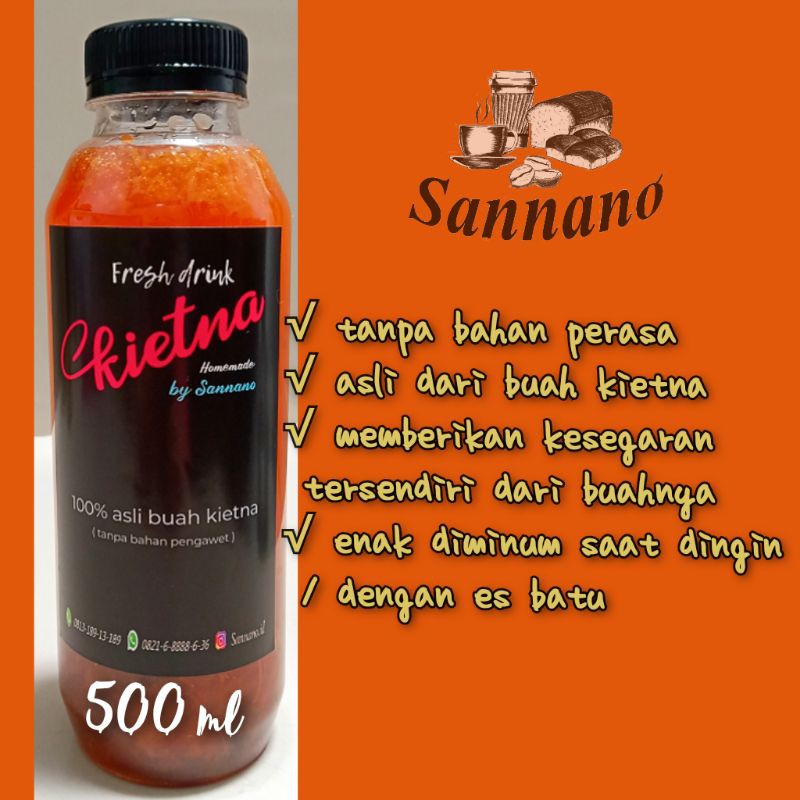 

Minuman Kietna dlm botol 500ml (Homemade Jus/sari buah)