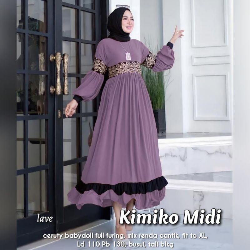 SL Kimiko MIDI Dress ORI Jasmine