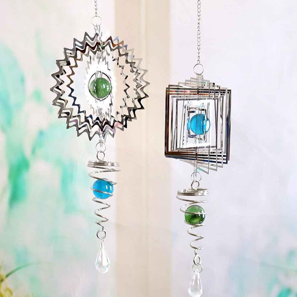 Solighter Wind Spinner Rumah Taman 3D Hollow Out Wind Chime