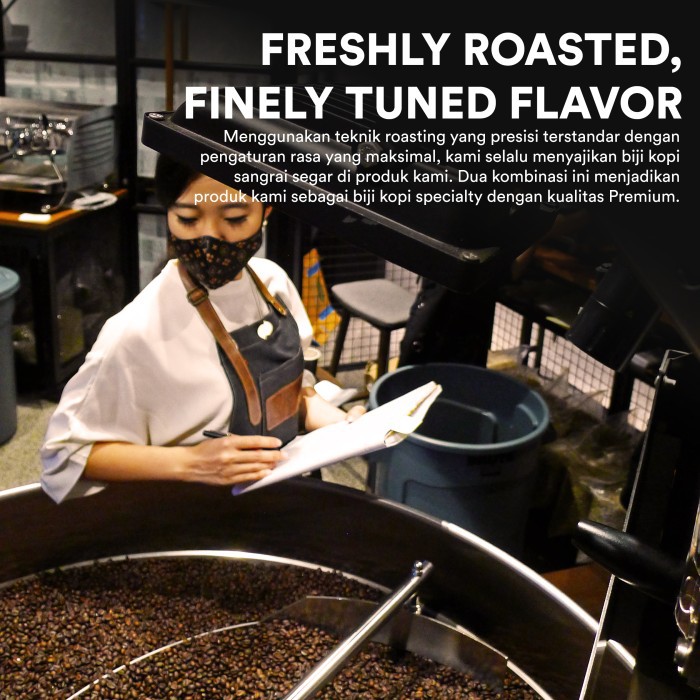 

Biji Kopi PAPUA 200gr - FIRST CRACK Specialty Coffee Beans Roasted - Fine