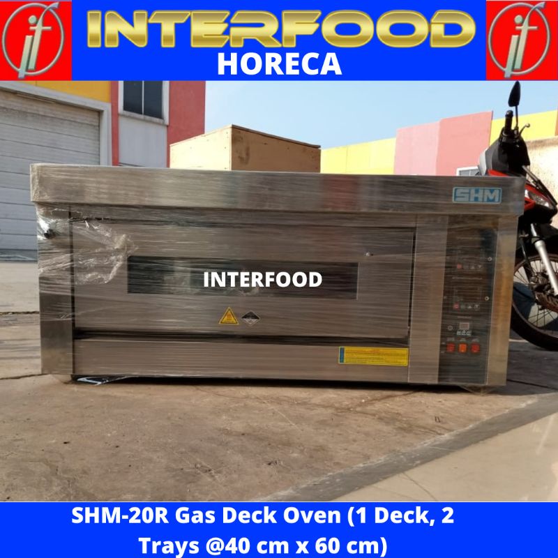 SHM-20R Oven 1 Deck, 2 Tray SHM-20R oven Gas
