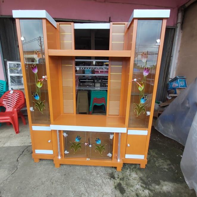 Lemari Buffet Tv Minimalis Pajangan Blockteak