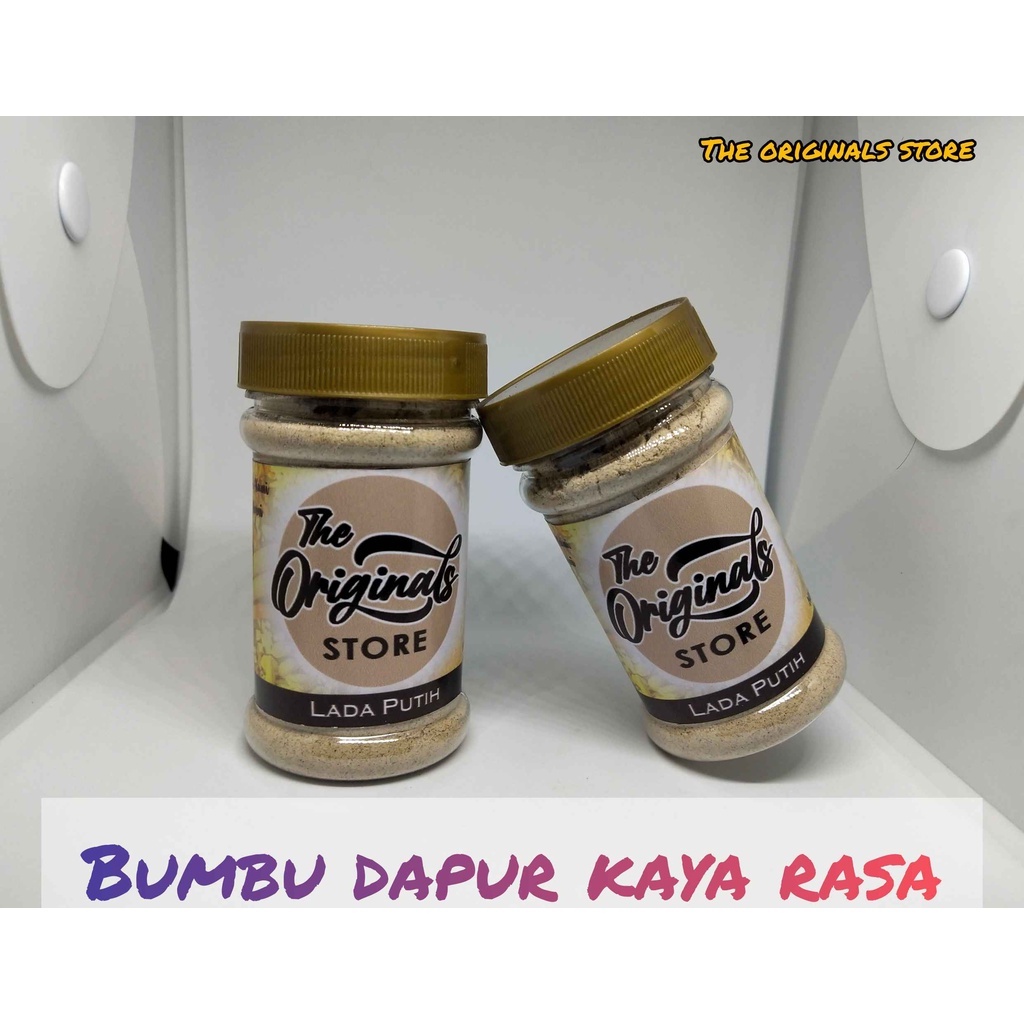 

Bumbu Lada Putih bubuk/White Pepper/Bumbu Rempah Rempah 80gr