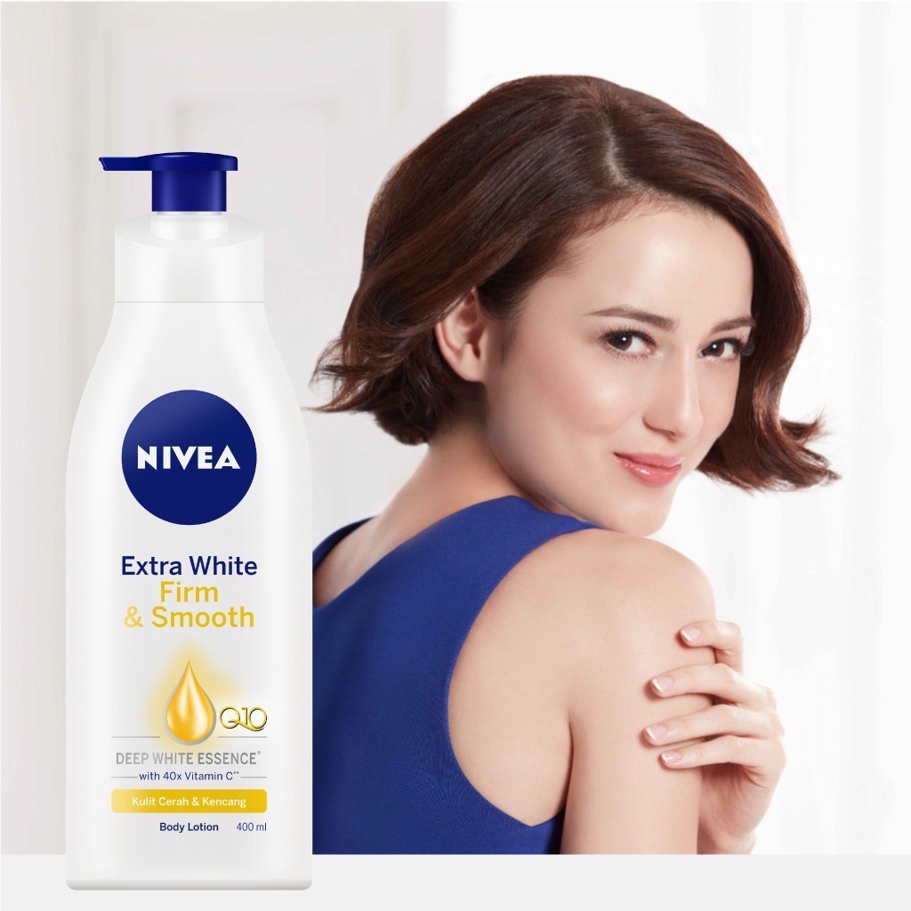 NIVEA Body Lotion Extra White 100-200-400-Repair Protect Instant Glow Night Nourish Sun (Valensia)