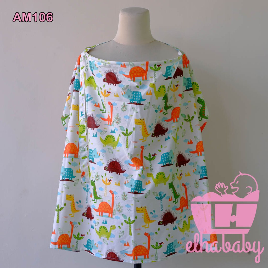 Celemek Apron Newborn Apron Menyusui Perlengkapan Ibu &amp; Bayi eLHa Baby New Motif