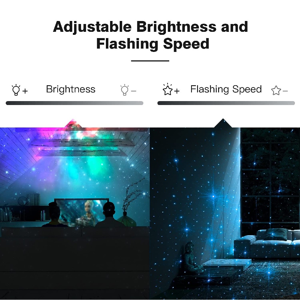Starry Sky Projection Lamp - Lampu Aurora Atmosfer Bulan Bintang