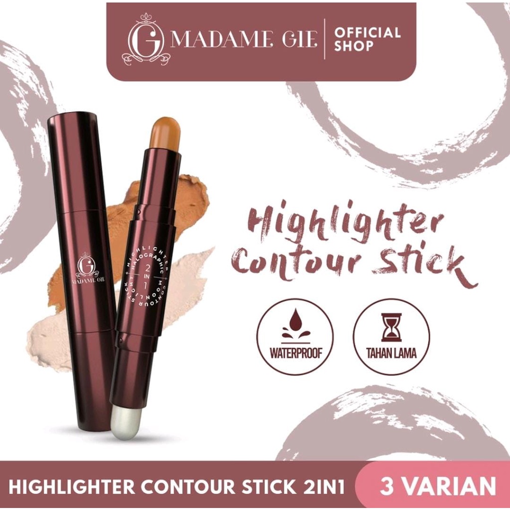 Madame Gie Holographic 2IN1 Highlighter &amp; Contour