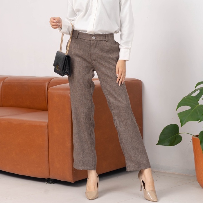 ZOLA PANTS SEMI WOOL CELANA KANTOR DAILY PREMIUM B528 CO