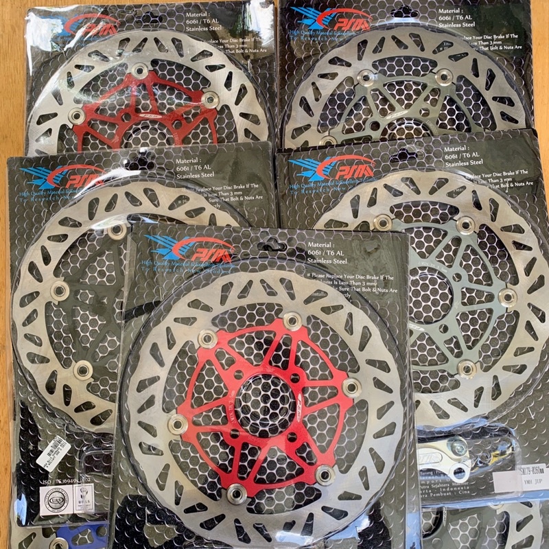 DISCBRAKE FLOATING PSM PIRINGAN CAKRAM PSM FLOATING UNTUK YAMAHA DAN HONDA UKURAN 260MM DAN 220MM