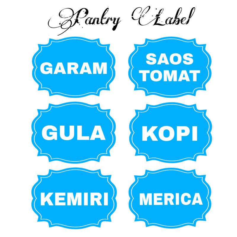 

STICKER NAMA BUMBU DAPUR NAMA PEMILIK NAMA BARANG LABEL KEMASAN (k)