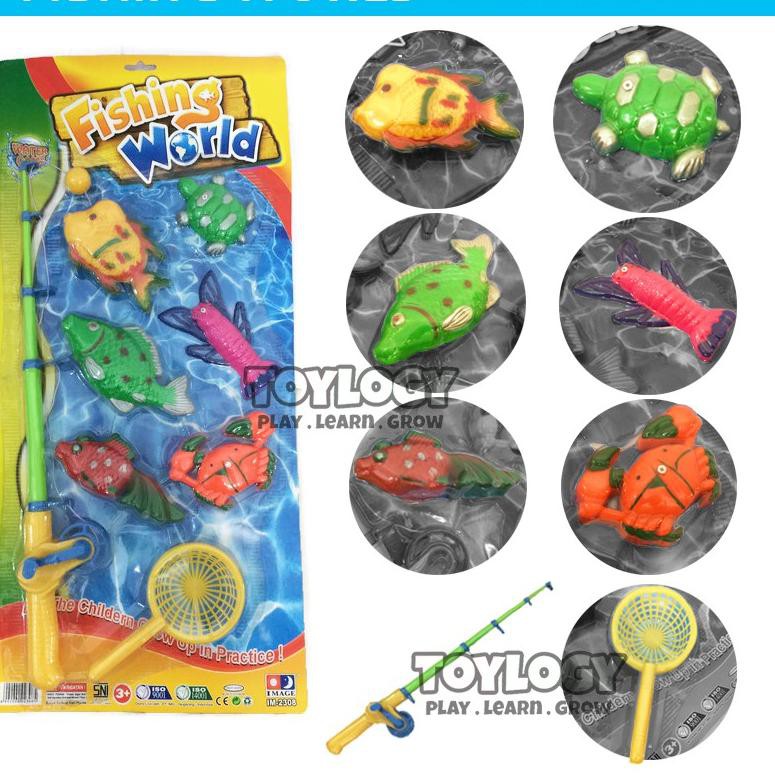 Mainan Anak Pancingan Ikan Fishing World Game Memancing Pancing Jumbo - Mainan Edukasi