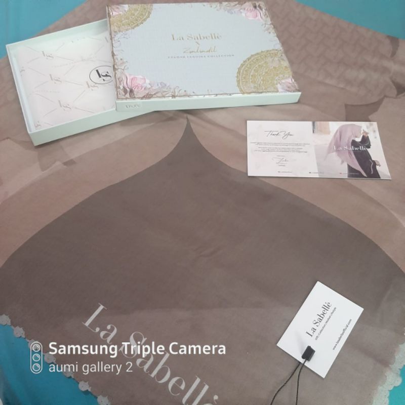 Hijab Lasabelle Taupe Ceudah Lagoina