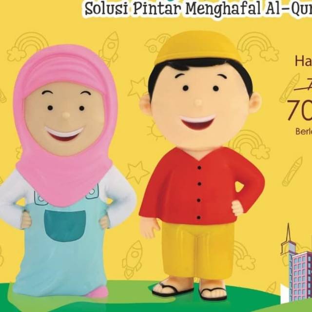 (Bonus Hafiz Car) New Hafiz Junior Hafizah  Doll  Original Garansi AlQolam Hafiz Hafizah Junior Dokter profesi