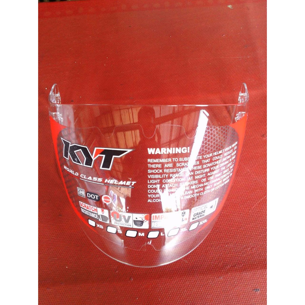 SPECIAL kaca helm kyt dj maru / centro jet ( original KYT )