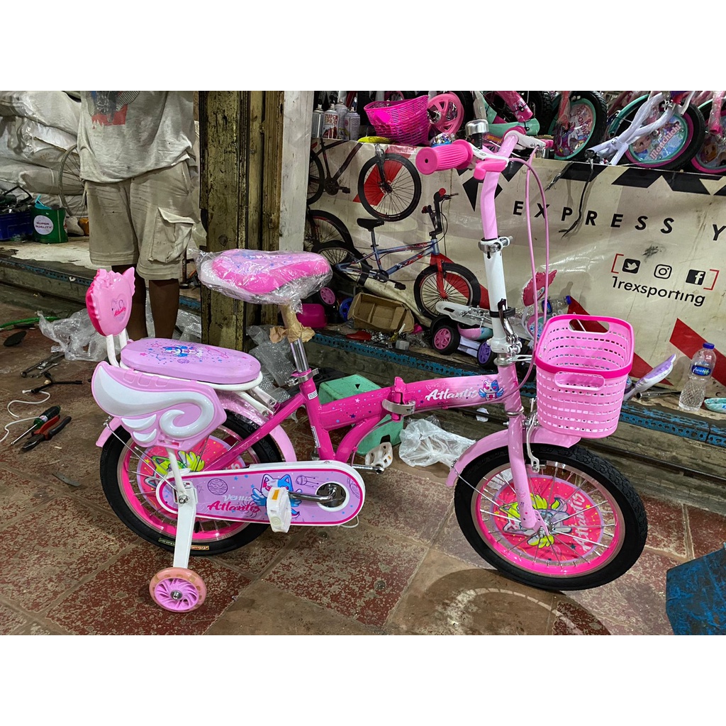 Sepeda Lipat Anak Atlantis Venus Ukuran 16 dan 18 Inch
