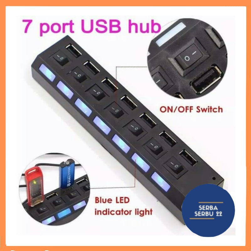 Charger Usb 7 Port / Charger 7 Port usb Led indicator