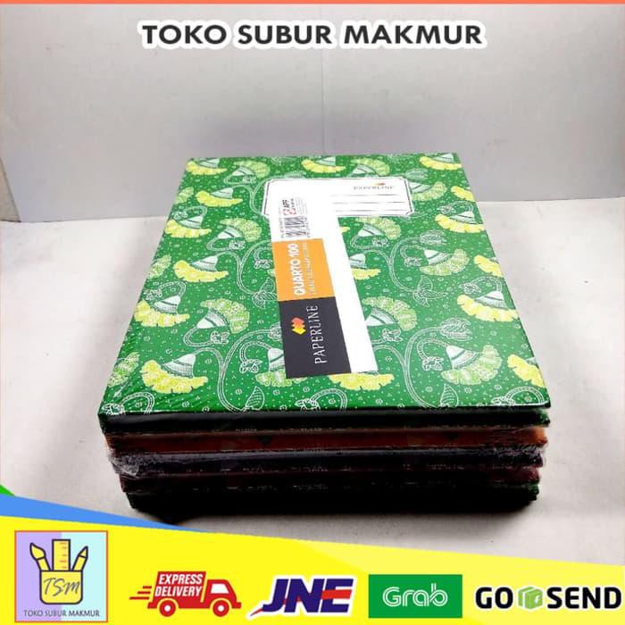 

[1 PCS] BUKU HARDCOVER QUARTO 100 LEMBAR - PAPERLINE