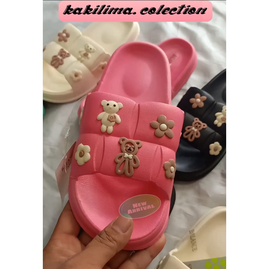 Balance 6608-X2 sendal jelly perempuan sandal slop karet wanita