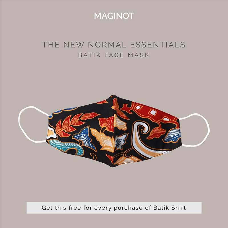ASHANA Masker Kain Batik 2 Layer Maginot