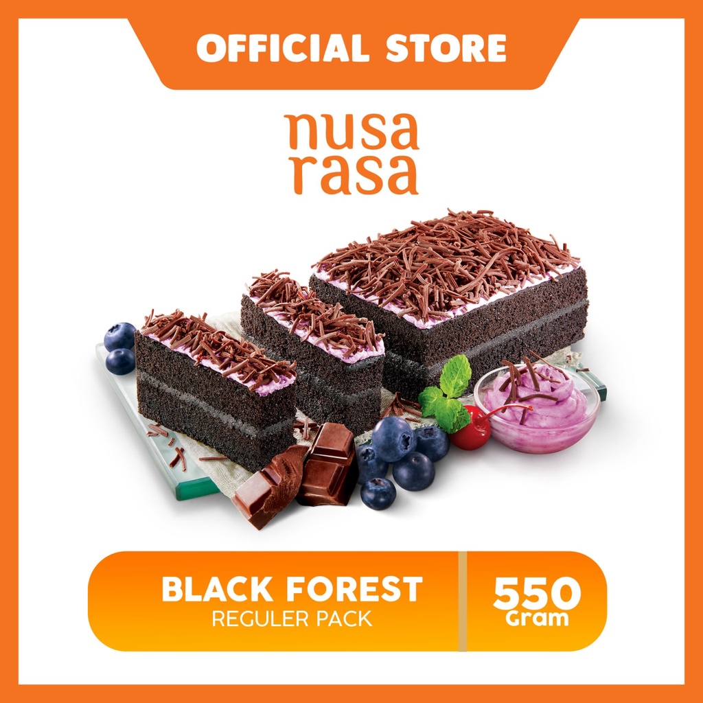 

Bolu Nusa Rasa Blackforest - Reguler Pack (550 gr)