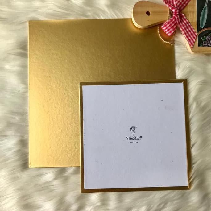 

Promo Awal tahun Cake Board gold size 25x25cm (1pck) Big Sale