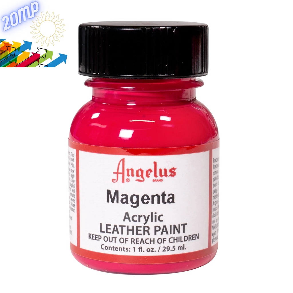 

Angelus Magenta Leather Paint Cat Bahan Kulit Sepatu Tas Jaket USA