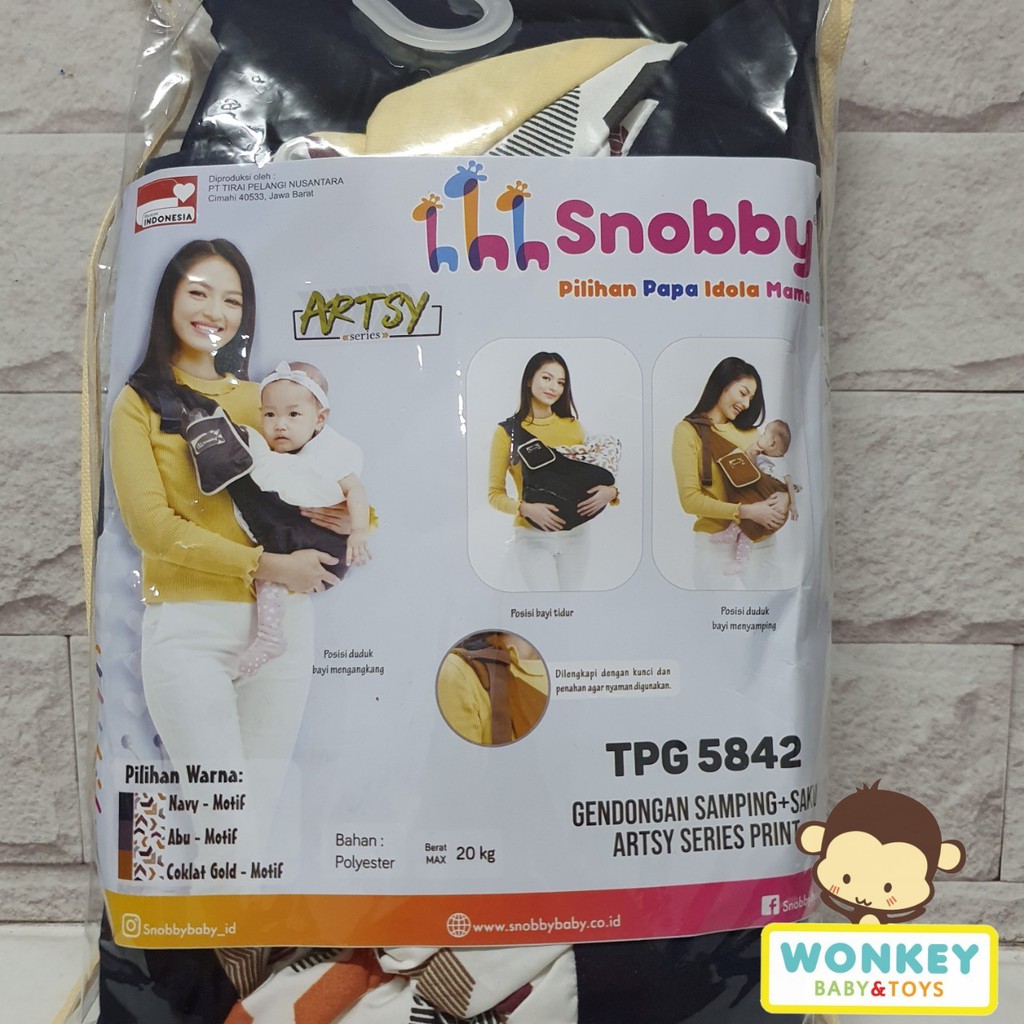 Gendongan Samping Snobby + Saku Artsy Series Print TPG5842