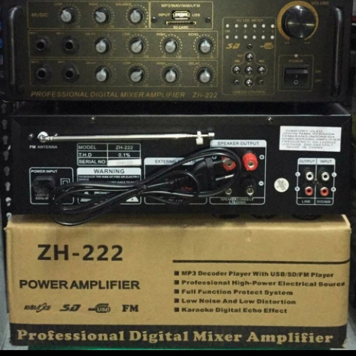 Amplifier/Ampli  ZH 222 /zh222 Radio FM Bluetooth