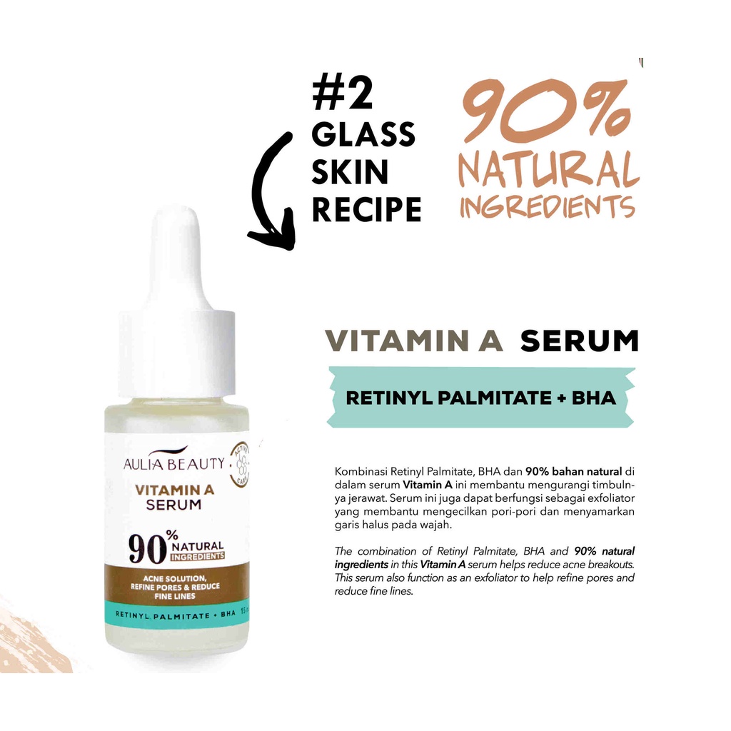 AULIA Beauty Face Serum with 90℅ Natural Ingredients