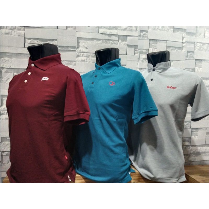 Kaos Krah Polo Levis Distro/ Kaos Polo Krah Distro Impor